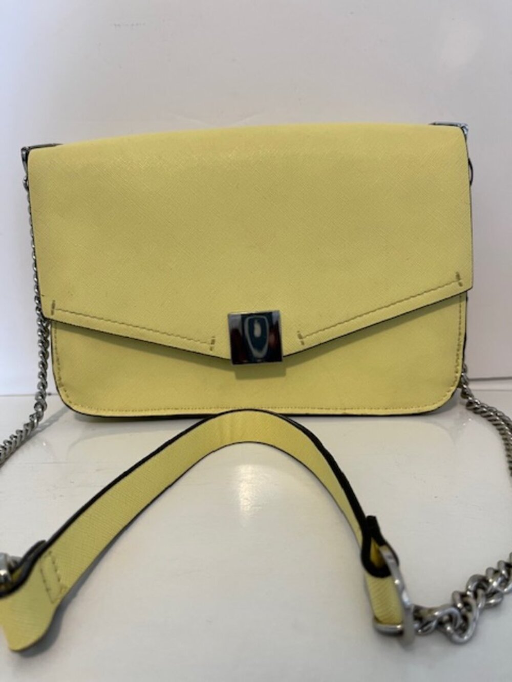 Zara crossbody bag with chain strap.
